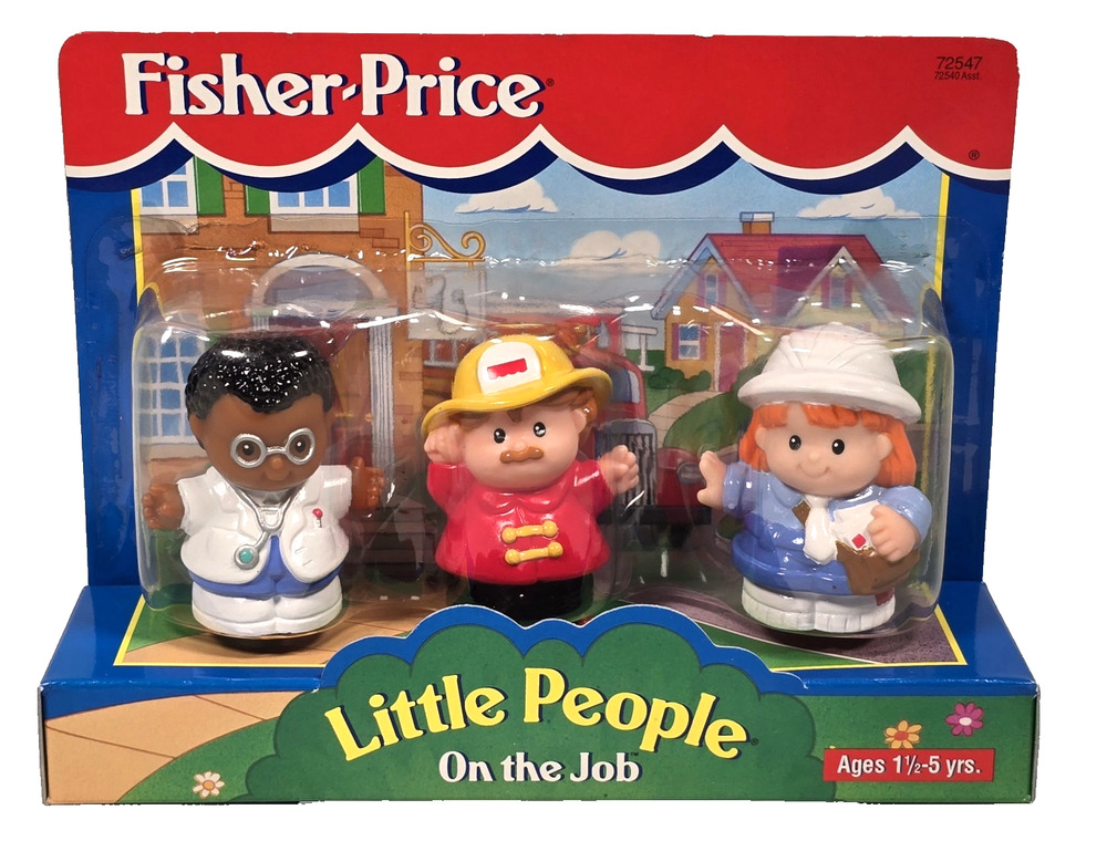 Vintage 1996 Fisher-Price Little People ON THE JOB 72547, New